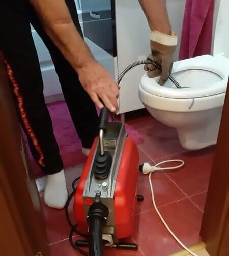 Masină desfundat electrică