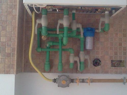 Legături centrală termică cu ţevi PPR într-o vilă