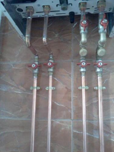 Legături centrală termică cu ţevi de Cupru în apartament